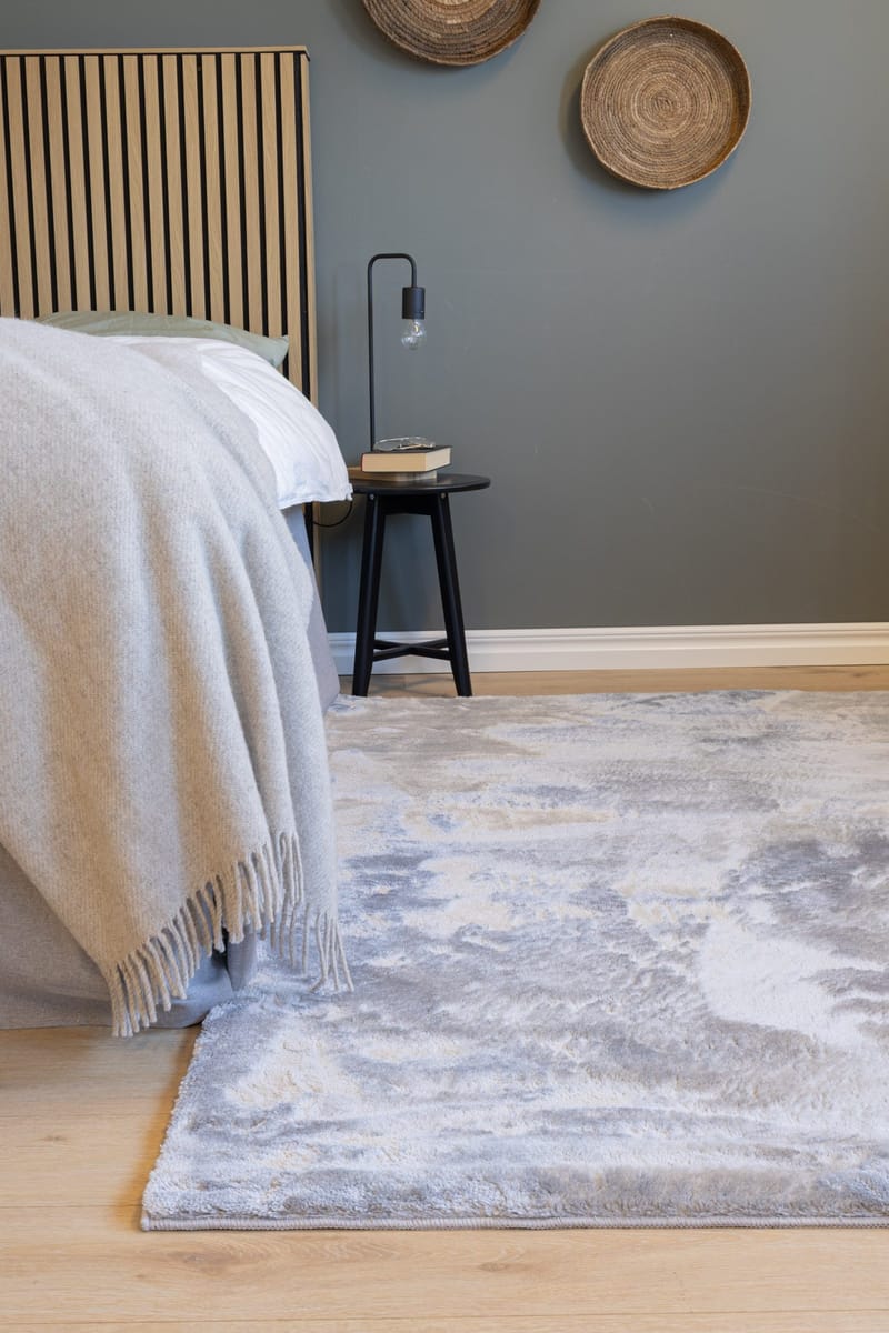 Cozy Ryamatta 200x290 cm Rektangulär - Silver - Products - Textil & mattor - Matta - Modern matta - Ryamatta