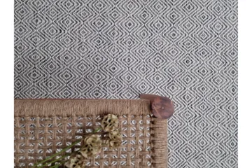 Gåsöga Ullmatta 140x200 cm Rektangulär - Grå - Products - Textil & mattor - Matta - Modern matta - Ullmatta