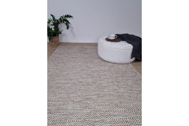 Gåsöga Ullmatta 160x230 cm Rektangulär - Beige - Products - Textil & mattor - Matta - Modern matta - Ullmatta