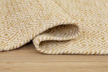 Gåsöga Ullmatta 200x300 cm Rektangulär - Gul - Products - Textil & mattor - Matta - Modern matta - Ullmatta