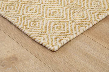 Gåsöga Ullmatta 200x300 cm Rektangulär - Gul - Products - Textil & mattor - Matta - Modern matta - Ullmatta