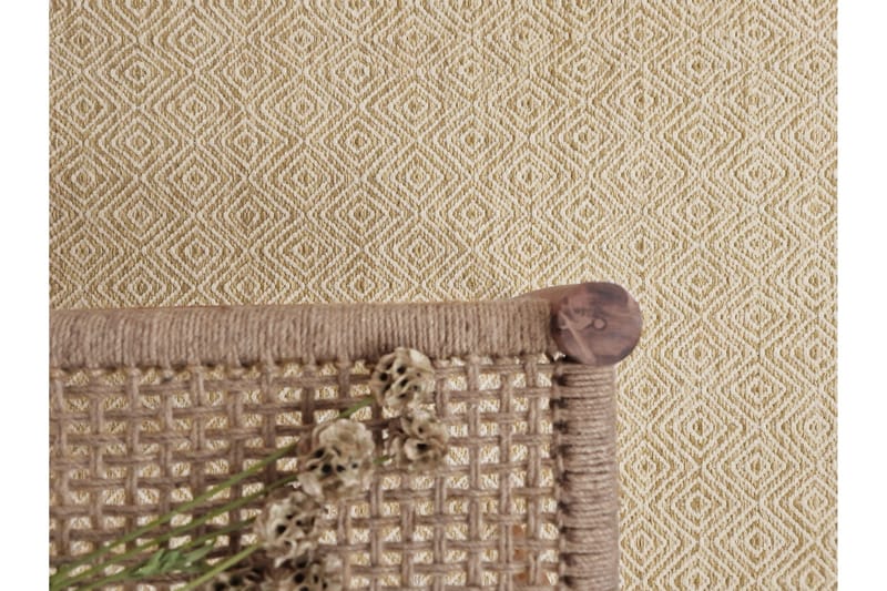 Gåsöga Ullmatta 200x300 cm Rektangulär - Gul - Products - Textil & mattor - Matta - Modern matta - Ullmatta