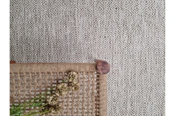 Gåsöga Ullmatta 240x340 cm Rektangulär - Beige - Products - Textil & mattor - Matta - Modern matta - Ullmatta