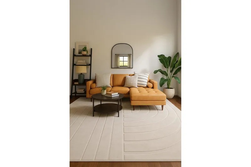 Heaven Trend Maskinvävd matta 160x230 cm - Beige - Products - Textil & mattor - Matta - Modern matta - Wiltonmatta