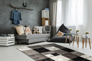 London Square Friezematta 133x190 - Svart/Grå - Products - Textil & mattor - Matta - Modern matta - Wiltonmatta