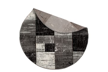 London Square Friezematta Rund 240 - Svart/Grå - Products - Textil & mattor - Matta - Modern matta - Wiltonmatta