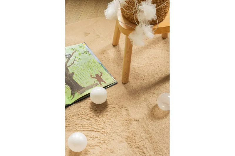 Relax Ryamatta Rund 120 cm - Beige - Products - Textil & mattor - Matta - Modern matta - Ryamatta