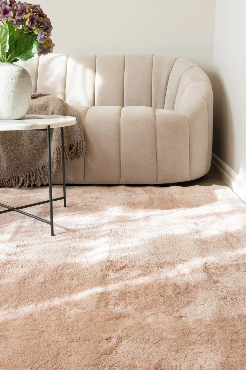 Cozy Ryamatta 110x160 cm Rektangulär - Rosa - Products - Textil & mattor - Matta - Modern matta - Ryamatta