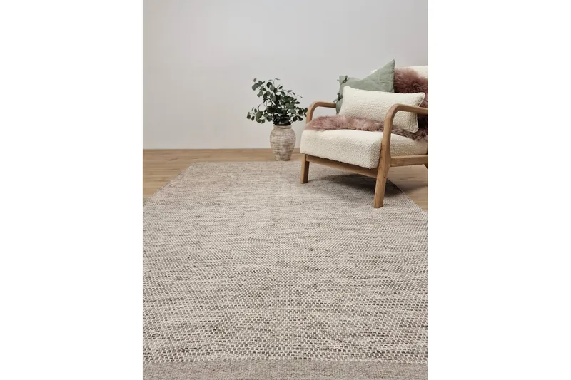 Torsby Ullmatta 140x200 cm Rektangulär - Beige - Products - Textil & mattor - Matta - Modern matta - Ullmatta