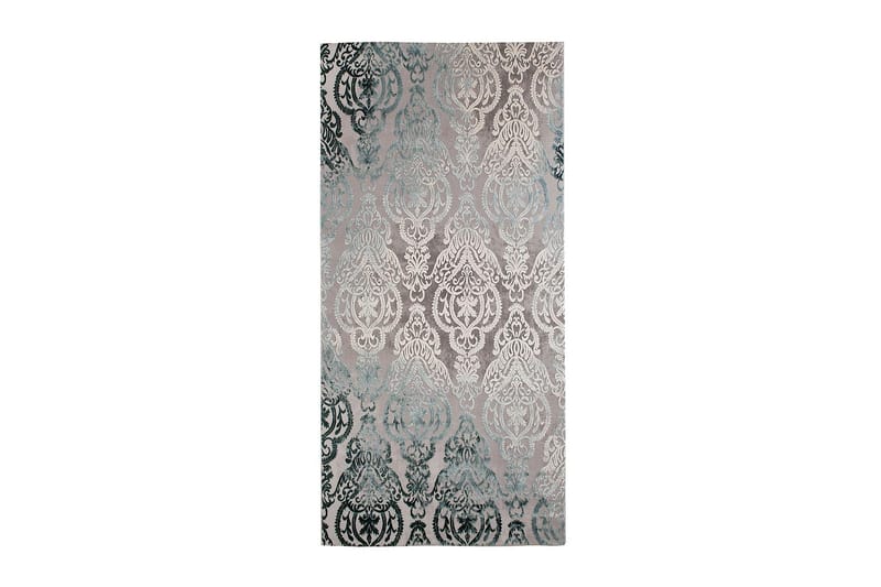 Thema Medallion Orientalisk Matta 80x250, Turkos