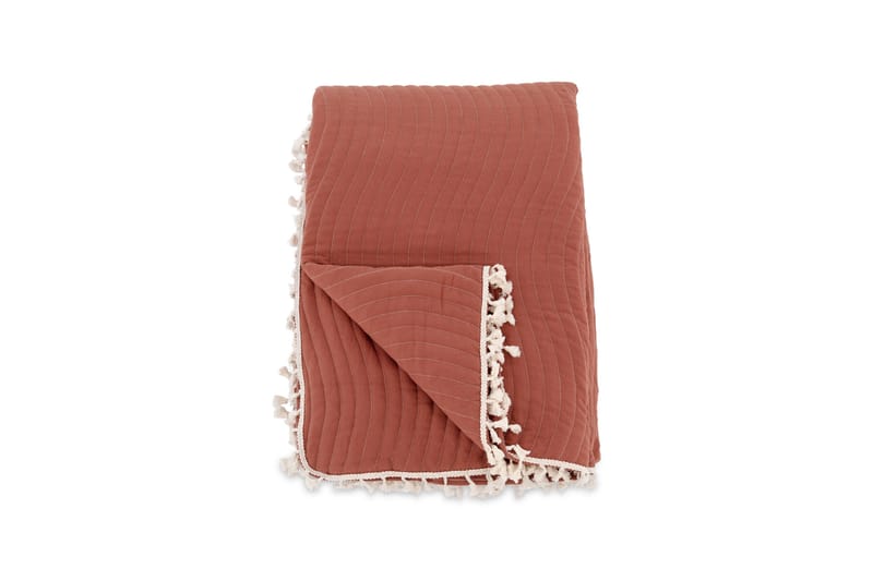 Lias Överkast 260x260 cm - Rostbrun - Products - Textil & mattor - Sängkläder - Överkast - Överkast dubbelsäng