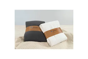 Sängöverkast Borganäs of Sweden - 250 x 250 cm, Vit - Products - Textil & mattor - Sängkläder - Överkast