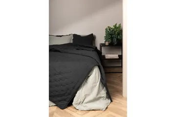 Sally Överkast 260x260 cm - Antracit - Products - Textil & mattor - Sängkläder - Överkast - Överkast dubbelsäng
