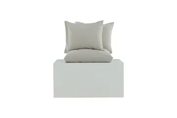 Mila Bäddset 2-Dels 220x240/50x60 cm - Ljusgrå - Products - Textil & mattor - Sängkläder - Bäddset & påslakanset - Påslakanset dubbelsäng