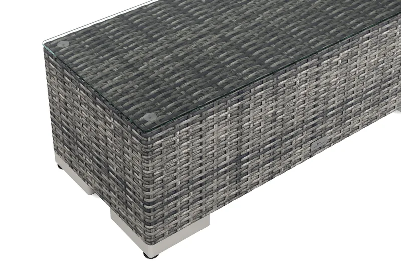 Bahamas Avslut utomhus 38x90 cm - Grå - Products - Utemöbler & utemiljö - Övrigt utemöbler - Moduler utesoffa