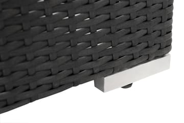 Wisconsin Premium Mittmodul utomhus i konstrotting - Svart - Products - Utemöbler & utemiljö - Övrigt utemöbler - Moduler utesoffa - Mittmodul utesoffa