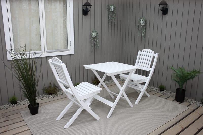 Delpino Klappstol Utomhus - Vit - Products - Utemöbler & utemiljö - Balkong & altan - Balkongmöbler - Balkongstol