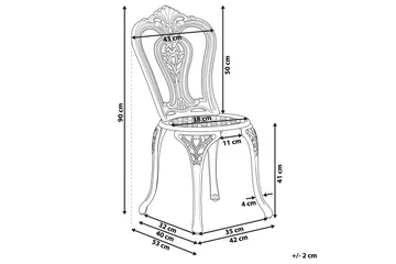 Radogna Utestol 2-pack - Brun - Products - Utemöbler & utemiljö - Balkong & altan - Balkongmöbler - Balkongstol