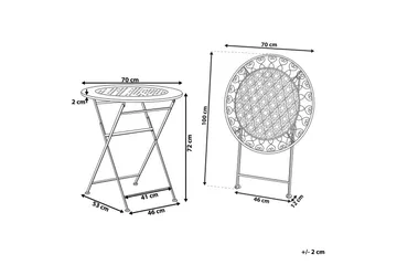 Runt bord Trieste - Products - Utemöbler & utemiljö - Balkong & altan - Balkongmöbler - Balkongbord