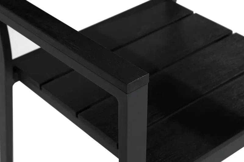 Tunis Stapelstol Utomhus Aintwood - Svart/Svart - Products - Utemöbler & utemiljö - Balkong & altan - Balkongmöbler - Balkongstol