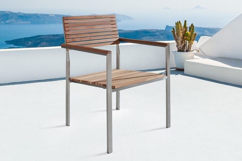 Viareggio Trädgårdsstol 6 St 53 cm - Trä/Natur - Products - Utemöbler & utemiljö - Balkong & altan - Balkongmöbler - Balkongstol