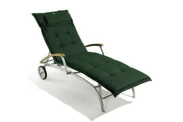 Canyon Solsängsdyna med nackkudde Fritab Grön - Products - Utemöbler & utemiljö - Dynor - Solsängsdynor