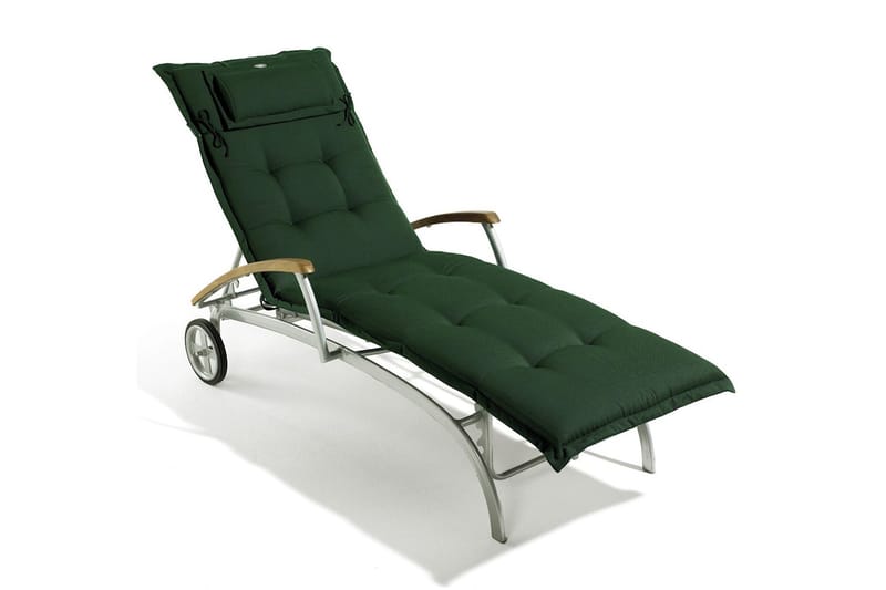 Canyon Solsängsdyna med nackkudde Fritab Grön - Products - Utemöbler & utemiljö - Dynor - Solsängsdynor