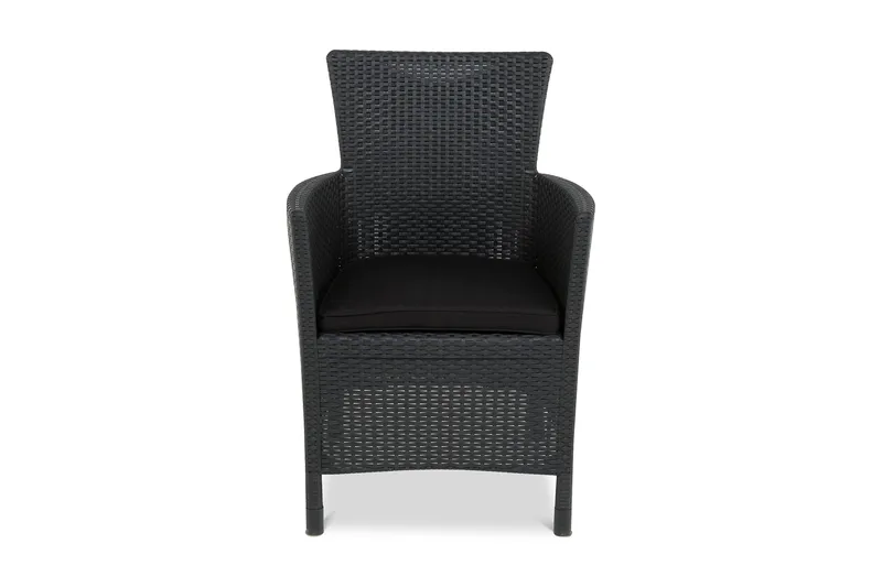 Lady Sittdyna - Svart - Products - Utemöbler & utemiljö - Dynor - Sittdyna & ryggdyna utemöbler
