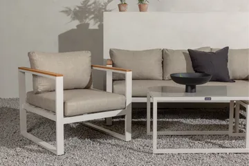 Aspvik Soffgrupp 5-sits - Grå / Beigea dynor - Products - Utemöbler & utemiljö - Loungemöbler - Loungeset & loungegrupp