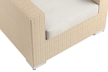 Bahamas Loungefåtölj utomhus i konstrotting - Beige - Products - Utemöbler & utemiljö - Loungemöbler - Loungestol utomhus