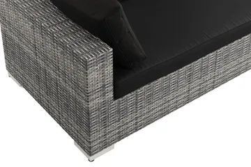 Bahamas utomhus divansoffa 6-sits med vändbar divan och bord - Grå - Products - Utemöbler & utemiljö - Loungemöbler - Loungeset & loungegrupp