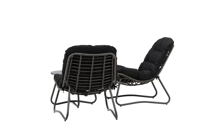 Cala Soffgrupp Utomhus 2-sits - Svart - Products - Utemöbler & utemiljö - Loungemöbler - Loungeset & loungegrupp