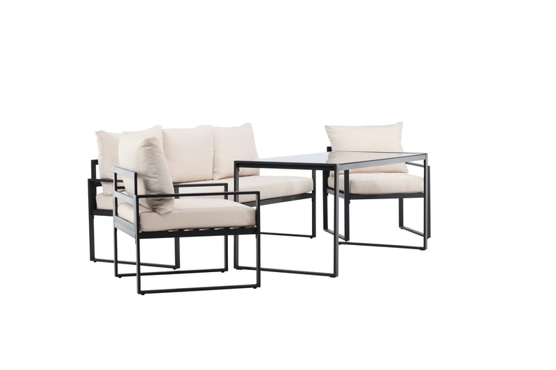 Catania Soffgrupp Utomhus 5-sits - Svart - Products - Utemöbler & utemiljö - Loungemöbler - Loungeset & loungegrupp