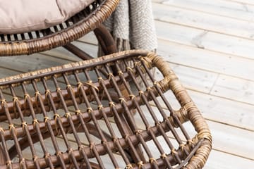 Ella Utefåtölj - Mörk Valnöt - Products - Utemöbler & utemiljö - Loungemöbler - Loungestol utomhus