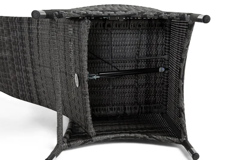 Jenny Matstol utomhus Ställbar - Justerbar Utefåtölj i Konstrotting - Grå - Products - Utemöbler & utemiljö - Loungemöbler - Loungestol utomhus