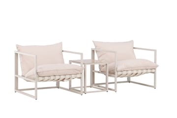 Messina Soffgrupp Utomhus 2-sits - Beige - Products - Utemöbler & utemiljö - Loungemöbler - Loungeset & loungegrupp