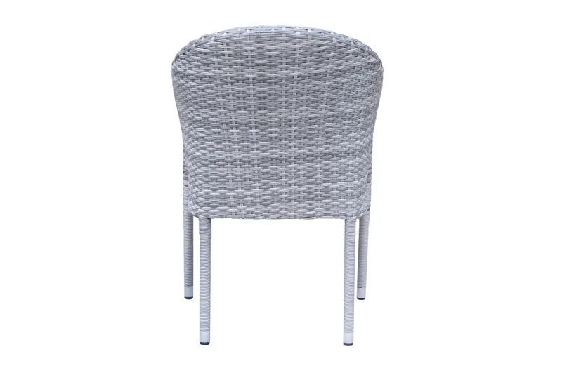 Thor loungestol utomhus i konstrotting med blå sittdyna - Grå - Products - Utemöbler & utemiljö - Loungemöbler - Loungestol utomhus