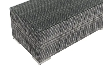 Bahamas Soffbord Utomhus 113x58 cm Konstrotting - Grå - Products - Utemöbler & utemiljö - Utebord & trädgårdsbord - Loungebord & soffbord utomhus