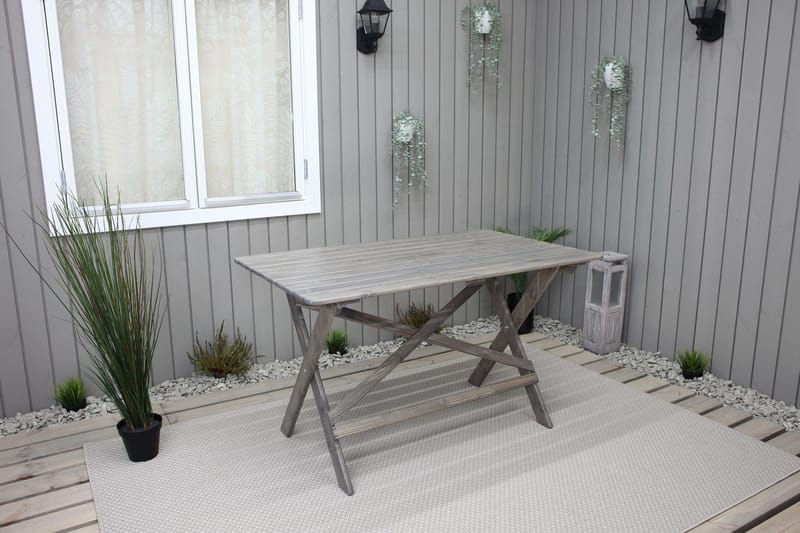 Larios Matbord Utomhus 126 cm - Grå - Products - Utemöbler & utemiljö - Utebord & trädgårdsbord - Matbord utomhus