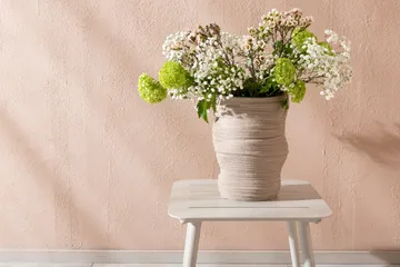 Lina Sidobord och BlomUtebord Utomhus 40 cm Teak Trä - Beige - Products - Utemöbler & utemiljö - Utebord & trädgårdsbord - Sidobord utomhus