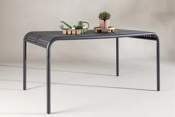 Gardeno Matbord Utomhus 90x150 cm utebord i aluminium - Svart - Products - Utemöbler & utemiljö - Utebord & trädgårdsbord - Matbord utomhus