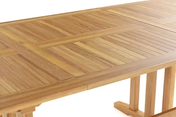 Menorca Stort Ovalt Förlängningbart Matbord i trä Utomhus 100x180 cm - Teak / Natur - Products - Utemöbler & utemiljö - Utebord & trädgårdsbord - Matbord utomhus