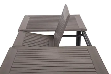 Monaco Förlängningsbart Matbord 152-210x90 cm - Svart / Grå - Products - Utemöbler & utemiljö - Utebord & trädgårdsbord - Matbord utomhus