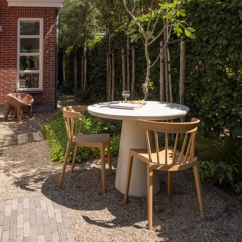 Runt Bord Kevon 100 cm Utomhus - Natur - Products - Utemöbler & utemiljö - Utebord & trädgårdsbord - Matbord utomhus