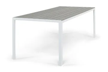 Tunis Matbord 205x90 cm - Vit - Products - Utemöbler & utemiljö - Utebord & trädgårdsbord - Matbord utomhus