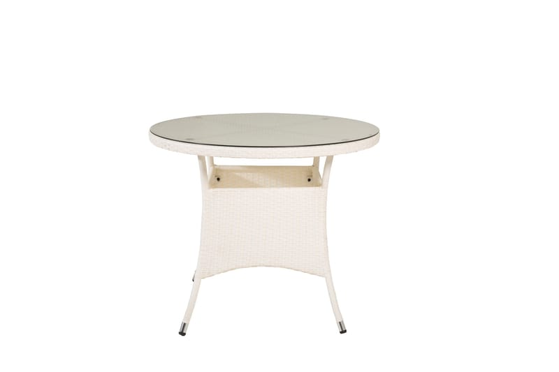 Volta Matbord Utomhus 90 Rund - Vit - Products - Utemöbler & utemiljö - Utebord & trädgårdsbord - Matbord utomhus