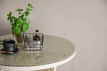 Volta Matbord Utomhus 90 Rund - Vit - Products - Utemöbler & utemiljö - Utebord & trädgårdsbord - Matbord utomhus