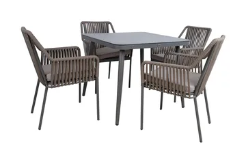 Andros Matgrupp Utomhus med 4 Utestolar - Products - Utemöbler & utemiljö - Utegrupp - Matgrupp utomhus