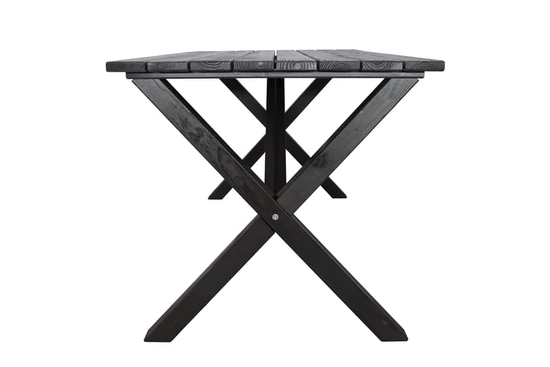 Oliver Matgrupp Utomhus 4 Utestolar - Grå/Svart - Products - Utemöbler & utemiljö - Utegrupp - Matgrupp utomhus