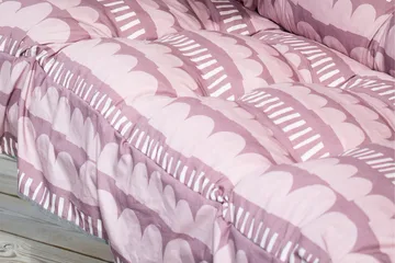 Riviera 3- pers. hammock, 84B - Vit/Rosa - Products - Utemöbler & utemiljö - Utesoffa - Hammock